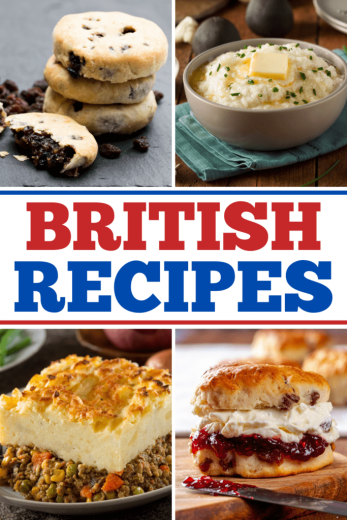 The conventional British recipes