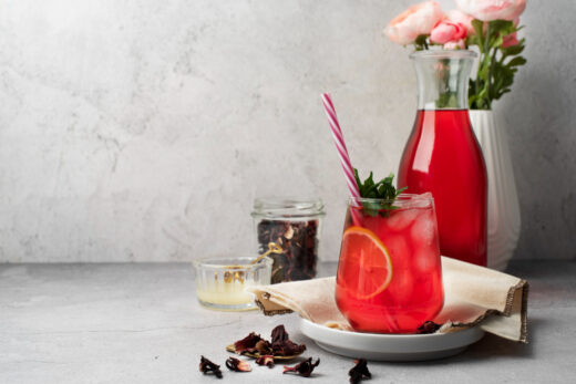 Floral Beverages: Hibiscus, Lavender, and Orange Blossom