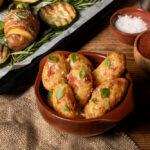 Bharli Karli Bitter gourds stuffed with a spiced mixture