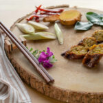 Bamboo pith dishes: Delicate, sponge-like plant structure in traditional cooking